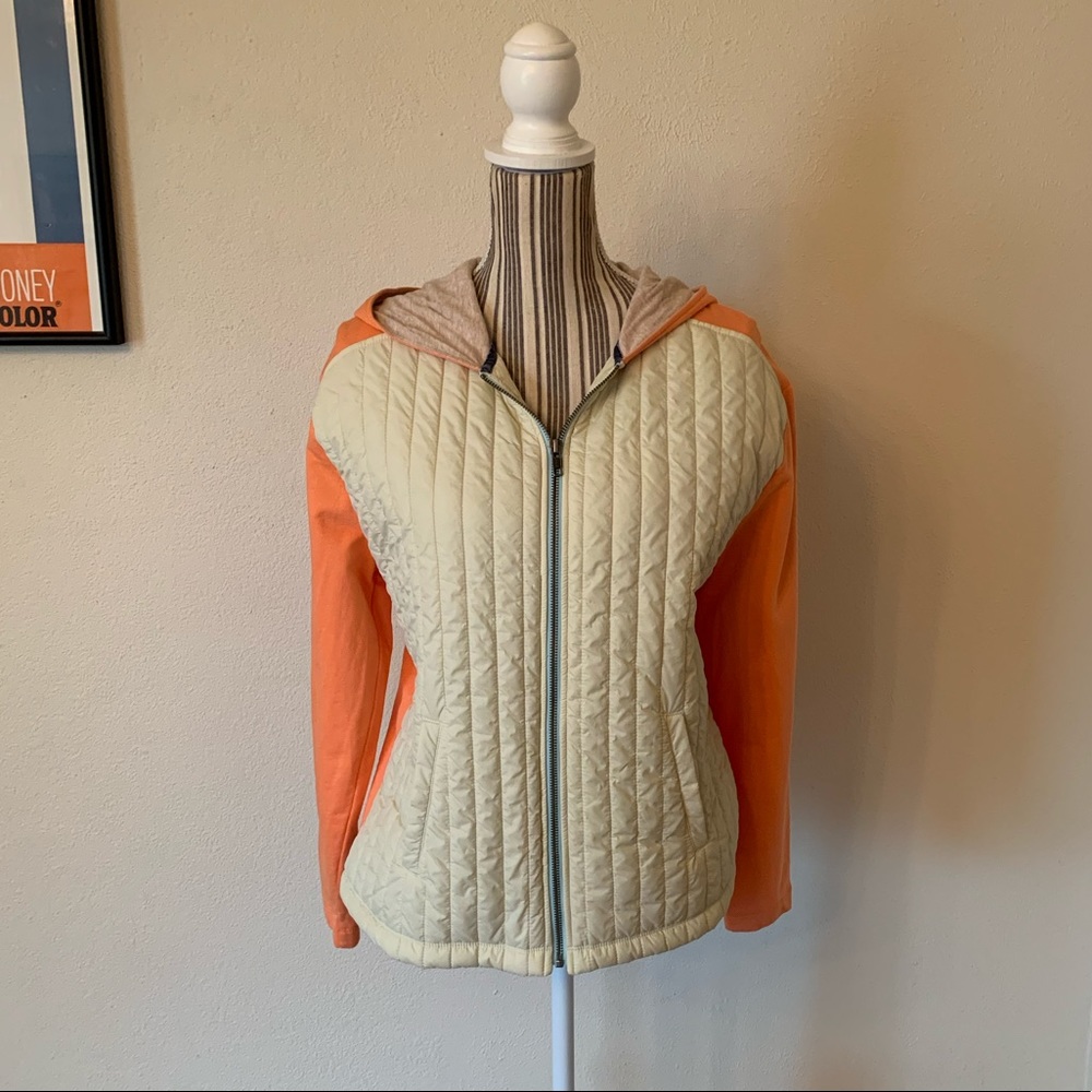 Sundance hoodie (cream and orange) women’s large